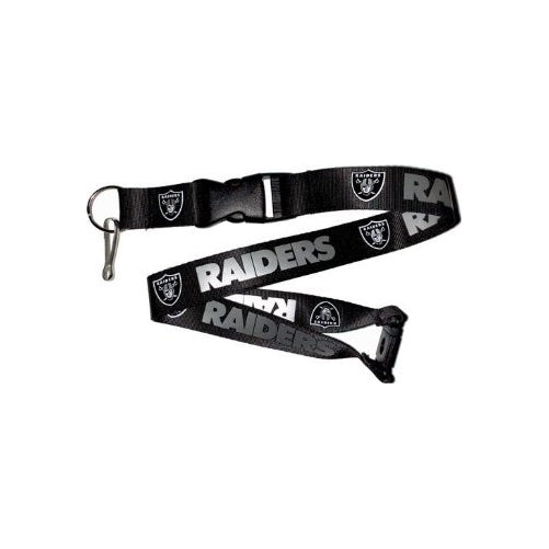 Oakland Raiders Deluxe Breakaway Lanyard