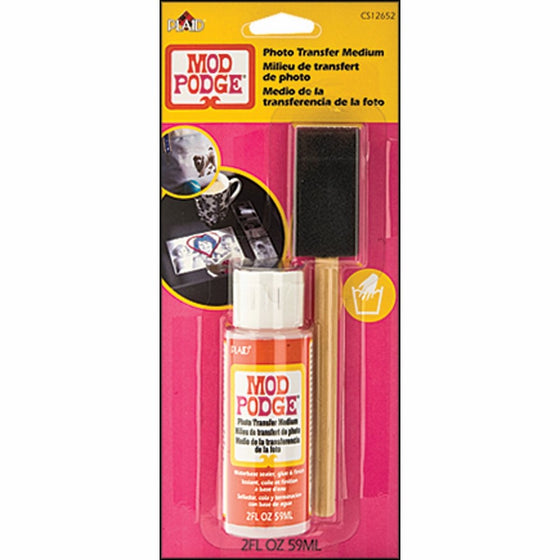 Mod Podge Photo Transfer Medium (2-Ounce), CS12652