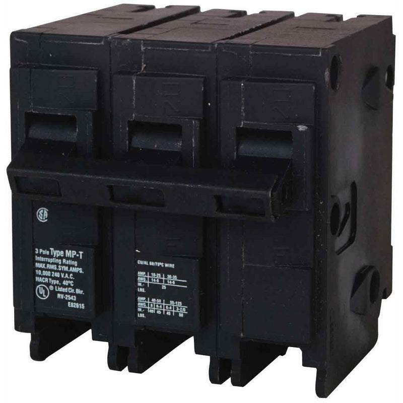 MP350 50-Amp Three Pole Type MP-T Circuit Breaker