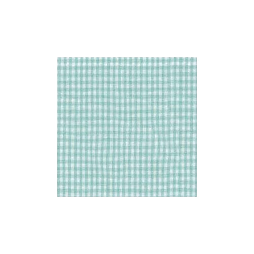 Green Gingham Pillow Sham - Size: 20 x 26 inches