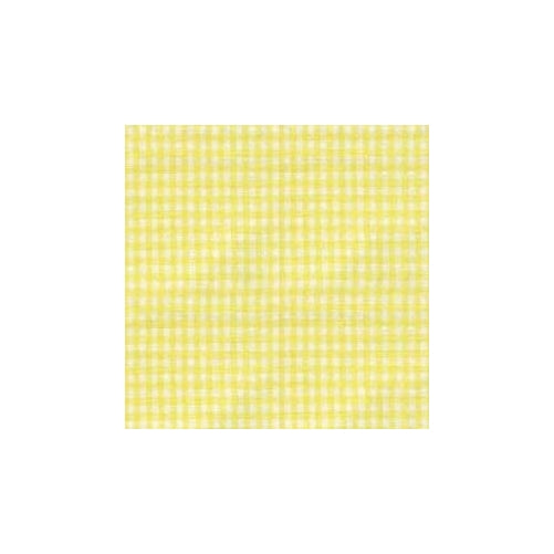 Yellow Gingham Pillow Sham - Size: 20 x 26 inches