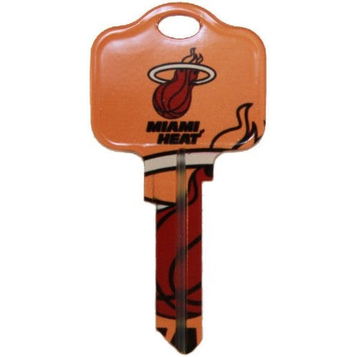 Miami Heat Kwikset KW1 House Key