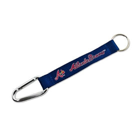 MLB Atlanta Braves Carabiner Lanyard Keychain