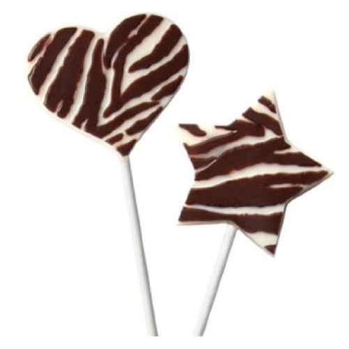 Make N' Mold Dress My Cupcake Zebra Heart and Star Pop Candy Mold