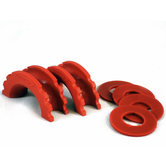 Daystar, Red D-Ring Isolator and Washers, protect your bumper and reduce rattling, KU70057RE, Made in America
