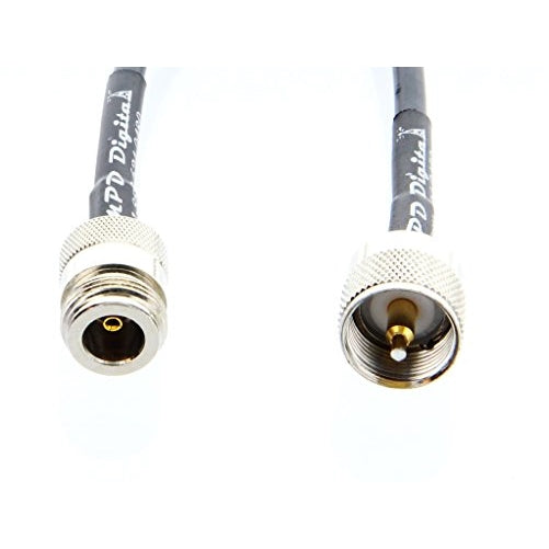 RF coaxial cable N female to UHF SO239 PL259 male RG58 10FT