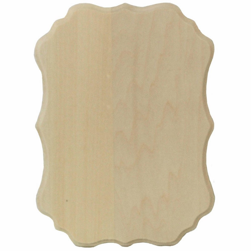 Walnut Hollow 399-29 Basswood Thin Plaque 5 by 7-Inch, Vintage