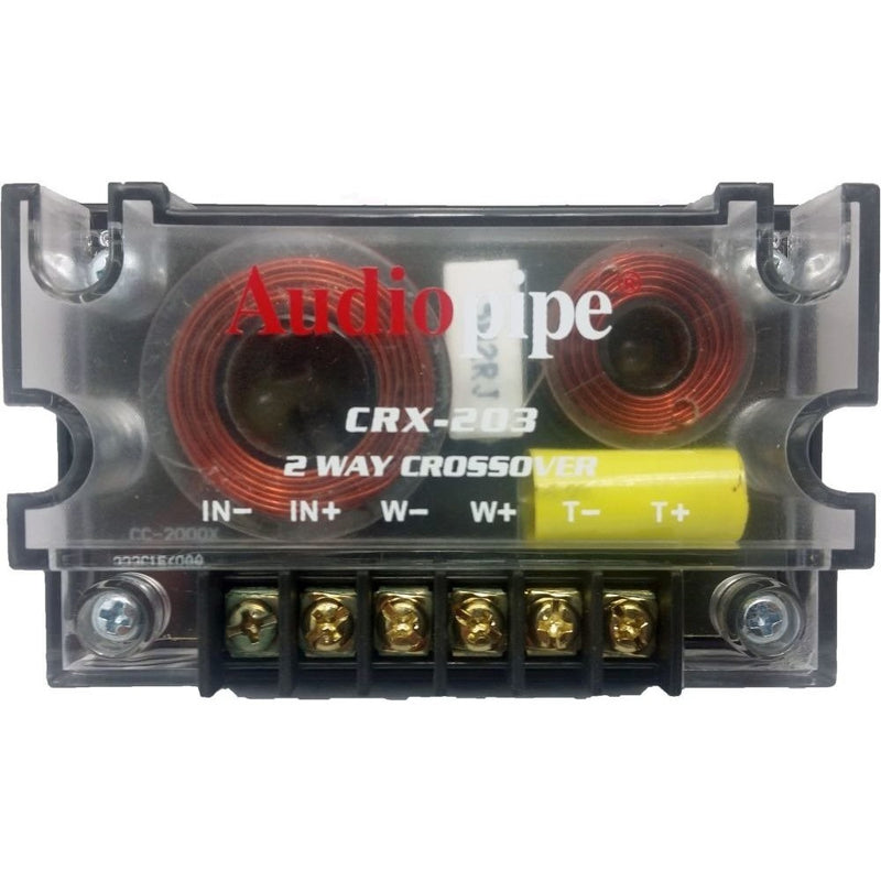 Audiopipe 2 way Crossover CRX-203 400 Watts Passive Crossover Car Audio Tweeter