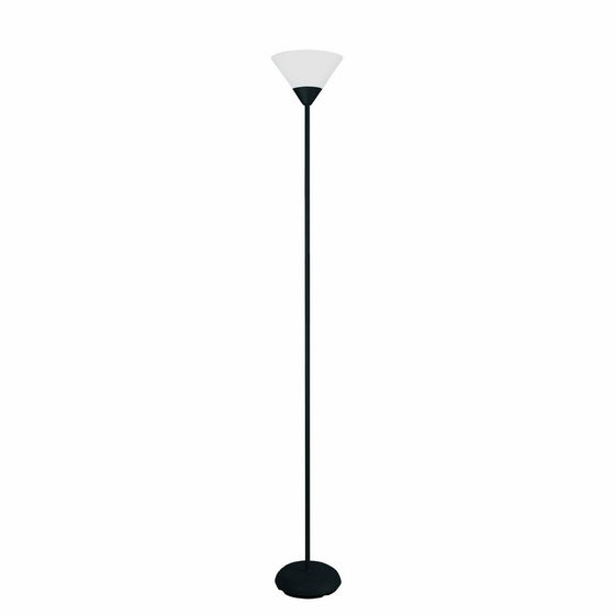 Simple Designs LF1011-BLK 1 Light Stick Torchiere Floor Lamp, Black