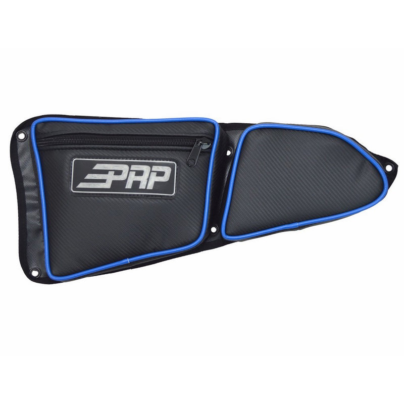 PRP Seats E36-V Voodoo Blue Driver Side Door Bag with Knee Pad