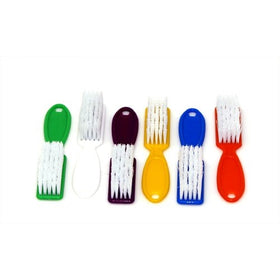 Pro Nail Scrub Brushes for Manicure Assorted Colors (30 pieces)