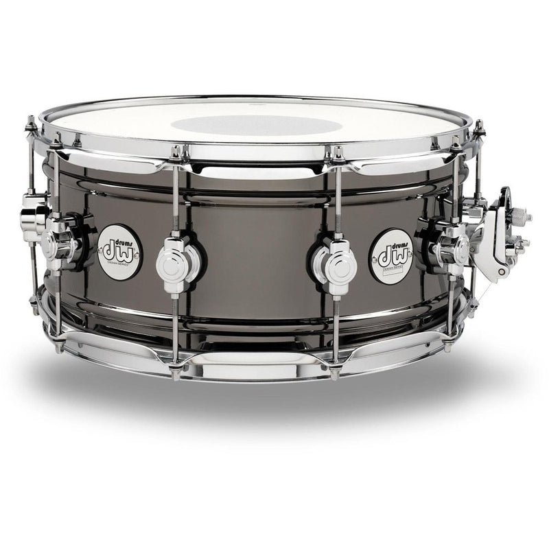 DW Design Series Black Nickel over Brass Snare Drum 14x6.5 Inch