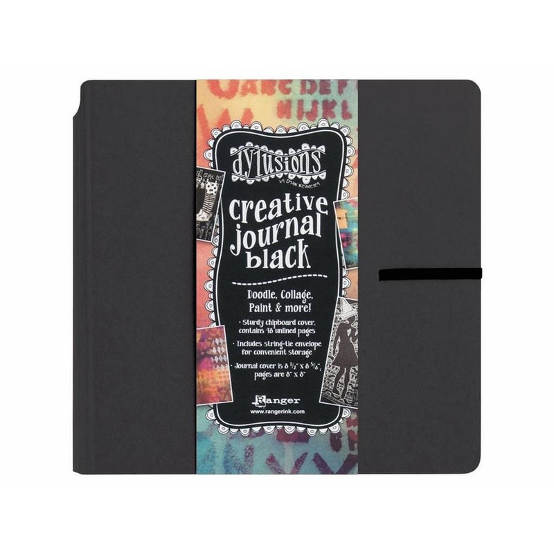 Ranger RGRDYJ.45557 Dylusions Creative Journal Square Black Dylusions Creative Journal Sq