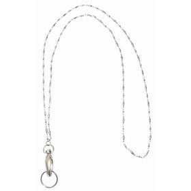 Hidden Hollow Beads Women's strong lanyard Non Breakaway - Stronger (Stainless Steel)