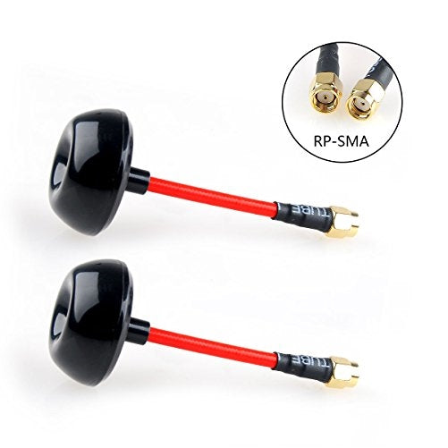 Makerfire 2pcs 5.8GHz FPV Antenna Circular Polarized TX RX RHCP RPSMA for FPV Racing Drone like QAV250 etc