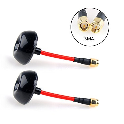 Makerfire 2pcs 5.8GHz FPV Antenna Circular Polarized TX RX RHCP SMA for FPV Racing Drone like QAV250 etc