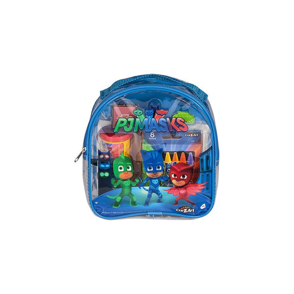 Cra-Z-Art PJ Masks Coloring and Activity Backpack Childrens-Drawing-Pads-and-Books,Colors may vary (Red/Blue)