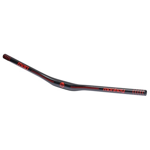 Mad Monkey CANDIE BARS Full Carbon Fiber Riser Mountain Bike Handlebar 720MM Gloss-Black/Red
