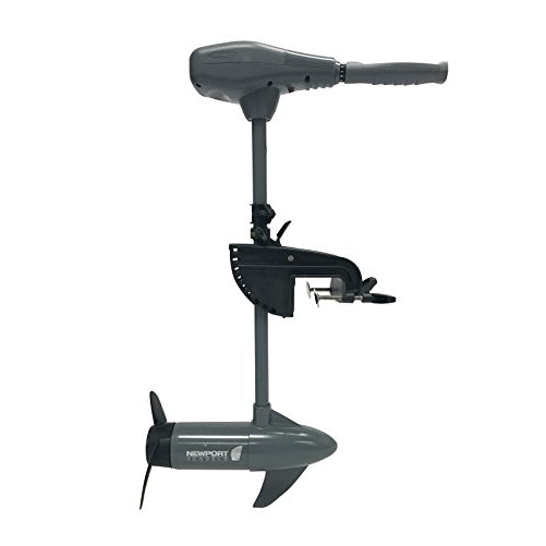 Newport Vessels Kayak Series 55lb Thrust Saltwater Transom Mounted Electric Kayak Trolling Motor with 24" Shaft