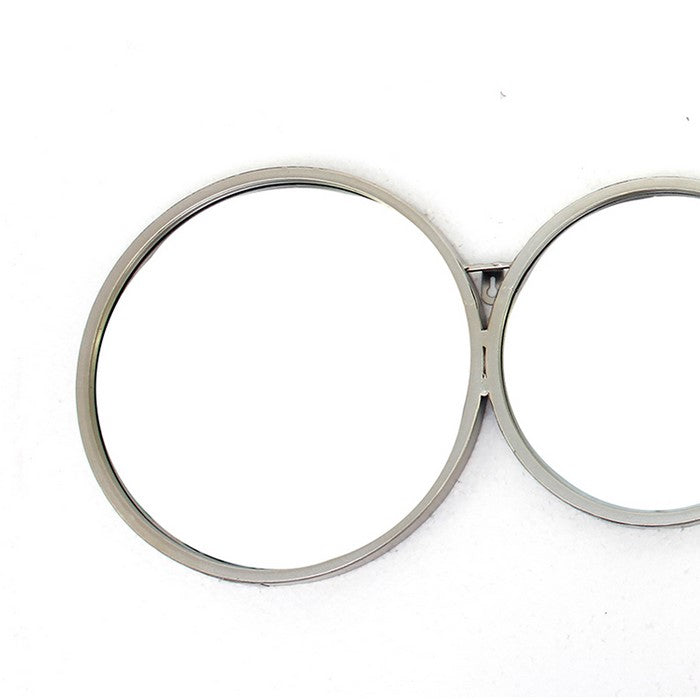 Metal Wall Decor in Multiple Sizes and Tapered Bubble Shape, Silver