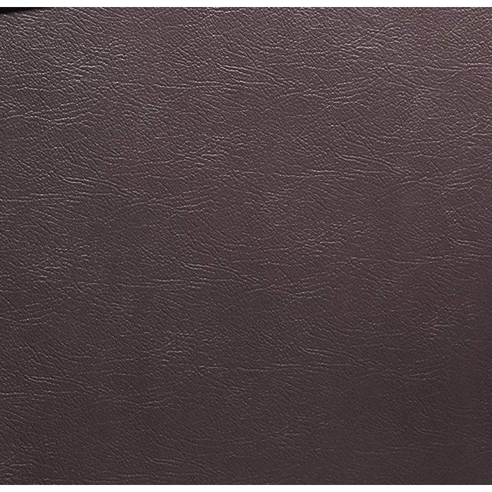 Square Leatherette Foldable Storage Ottoman with Padded Seat, Brown