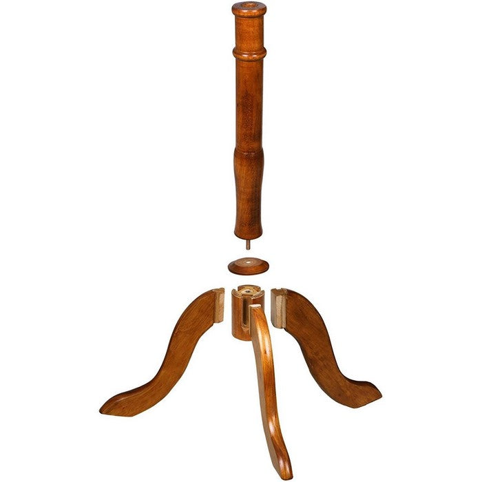 Wooden Female Mannequin Torso Body with Adjustable Stand, White and Brown