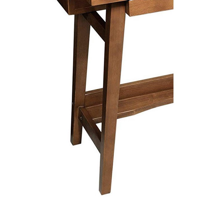 Wooden Dresser with 6 Organizers and 1 Lift Top Mirror, Brown