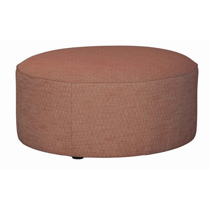 Contemporary Wooden Oversized Ottoman with Diamond Pattern On Top, Red