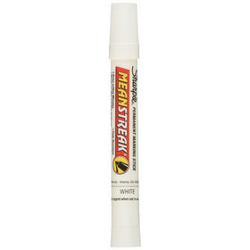 Sharpie Mean Streak Permanent Marking Stick, Bullet Tip, White (Pack of 12)