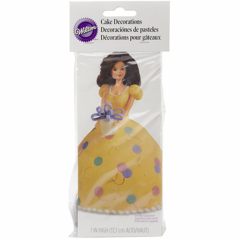 Wilton Cake and Dessert Pick Doll Teen Brunette