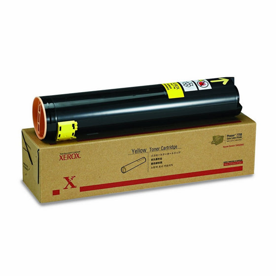 Genuine Xerox Yellow Toner Cartridge for the Phaser 7750, 106R00655