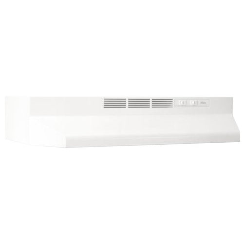 Broan 413001 ADA Capable Non-Ducted Under-Cabinet Range Hood, 30-Inch, White