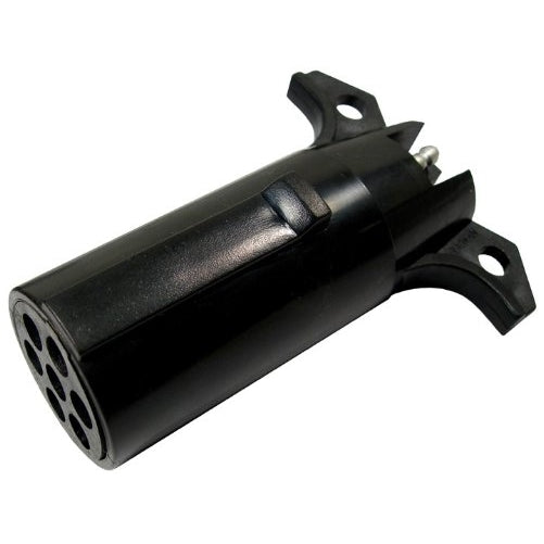 Pico 6598PT 7-Way Round Pin Male Trailer Connector Plug to 4-Way Flat Female Trailer Connector Adapter