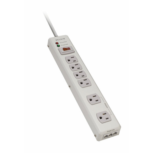 Belkin F9H620-06-MTL Metal Power Strip Surge Protector