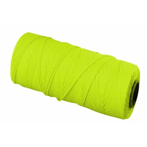 Bon 11-876 18 No.350-Feet EZC Bricklayers Braided Nylon Line, Neon Yellow