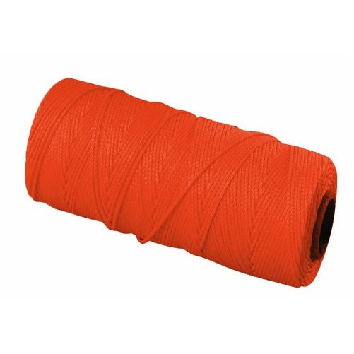Bon 11-879 18 No.250-Feet EZC Bricklayers Braided Nylon Line, Neon Orange