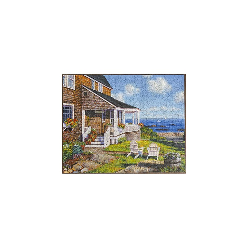 White Mountain Puzzles - Ocean Avenue by Gretchen Huber Warren - 1,000 Piece Jigsaw Puzzle