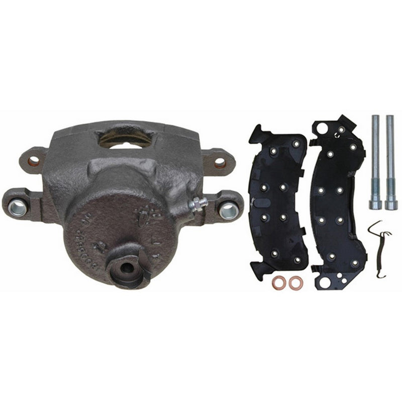 ACDelco 18R650 Professional Front Driver Side Disc Brake Caliper Assembly with Pads (Loaded), Remanufactured