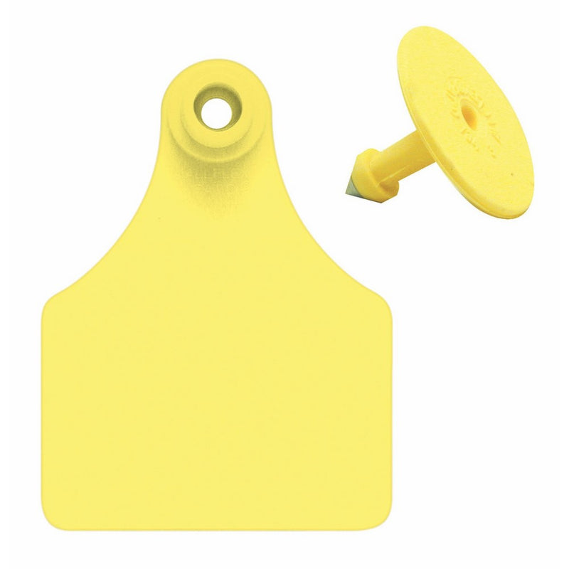 Allflex Usa GLF/GSMY 115451 Ear Tag, Blank, Yellow, Large