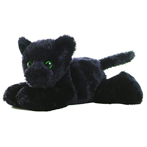 Aurora ONYX BLACK PANTHER 8" Mini Flopsie Plush Beanbag