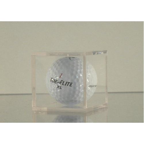 1 (One) Single BCW Golf Ball Square / Cube - Holder / Display Case!