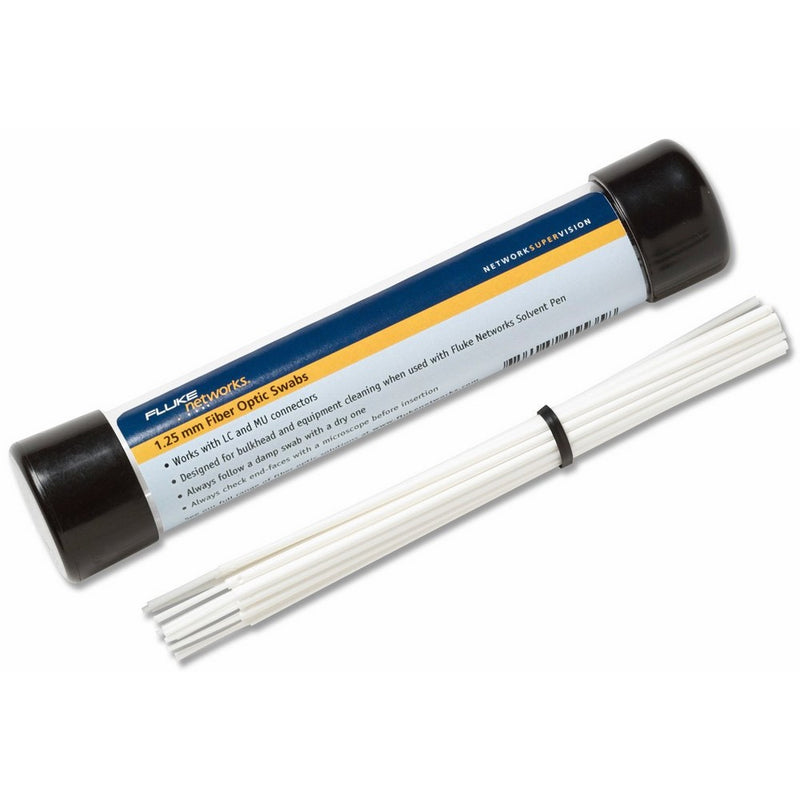 Fluke Networks NFC-SWABS-1.25MM Fiber Optic LC and MU Port Cleaning Swabs