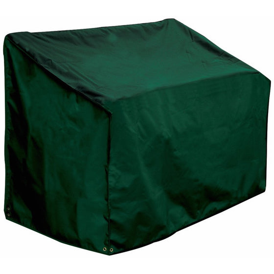 Bosmere C610 3-Seat Bench Cover, 64" Long x 26" Deep x 35" High Back x 25" Front, Green