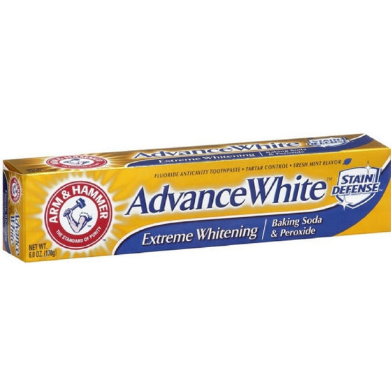 ARM & HAMMER Advance White Baking Soda & Peroxide Toothpaste, Extreme Whitening 4.3 oz