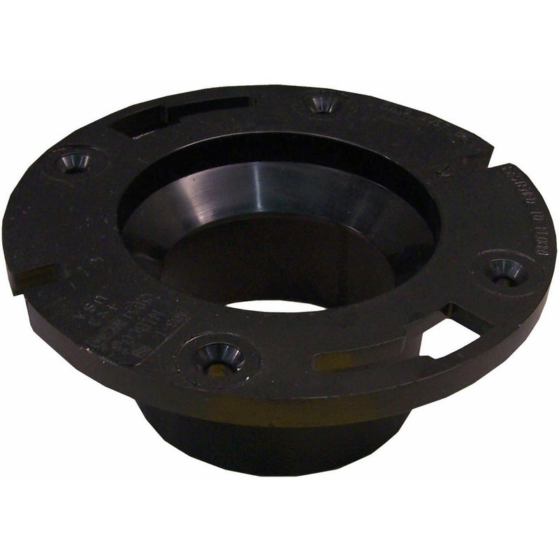 Genova Products 85135 ABS-DWV Closet Flanges, 4" x 3"
