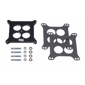 Trans-Dapt Performance 2370 Plastic Phenolic 4 Barrel Carb Spacer Ported 0.5 in. Incl. Gaskets/Studs/Nuts/Washers Plastic Phenolic 4 Barrel Carb Spacer