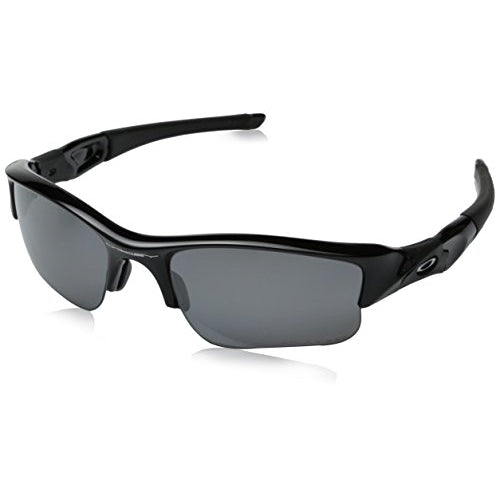 Oakley Men's Flak Jacket XLJ Sunglasses,Jet Black Frame/Black Iridium,one size
