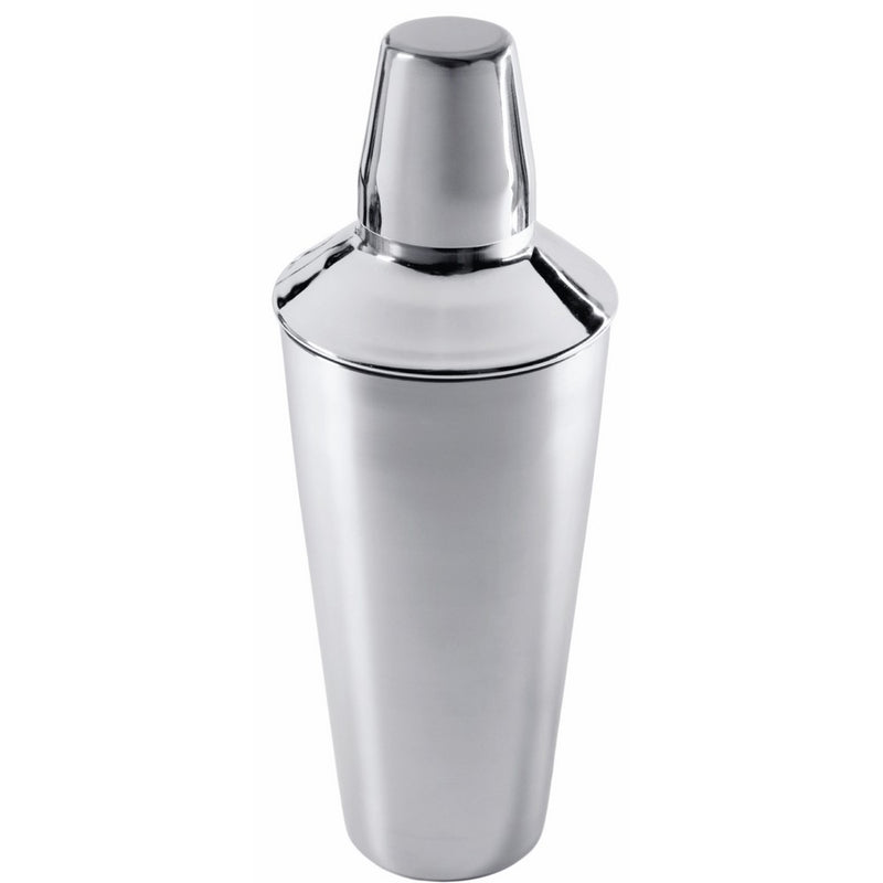 Amco Large Polished Stainless Steel Cocktail Shaker, 28-Ounce