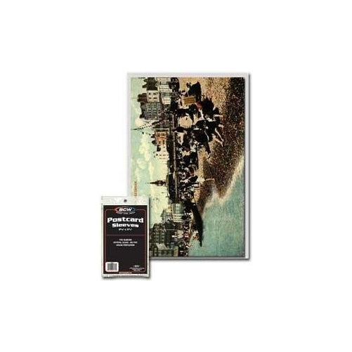 BCW Continental Postcard Sleeves, 100 Piece