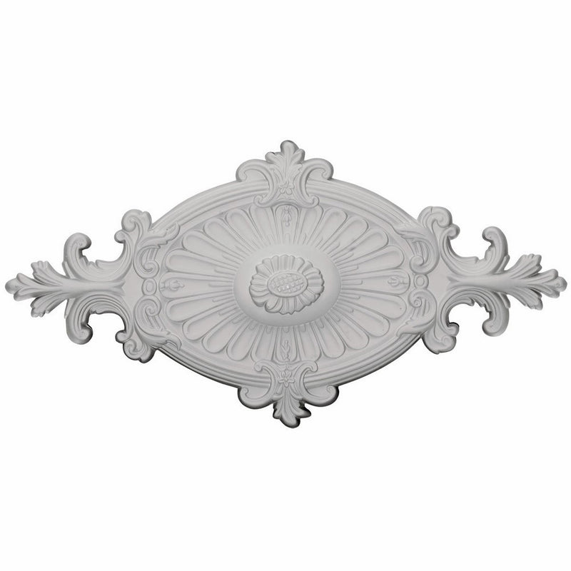 Ekena Millwork CM23RO1 23 1/2-Inch x 12 1/4-Inch x 1 1/2-Inch Quentin Ceiling Medallion